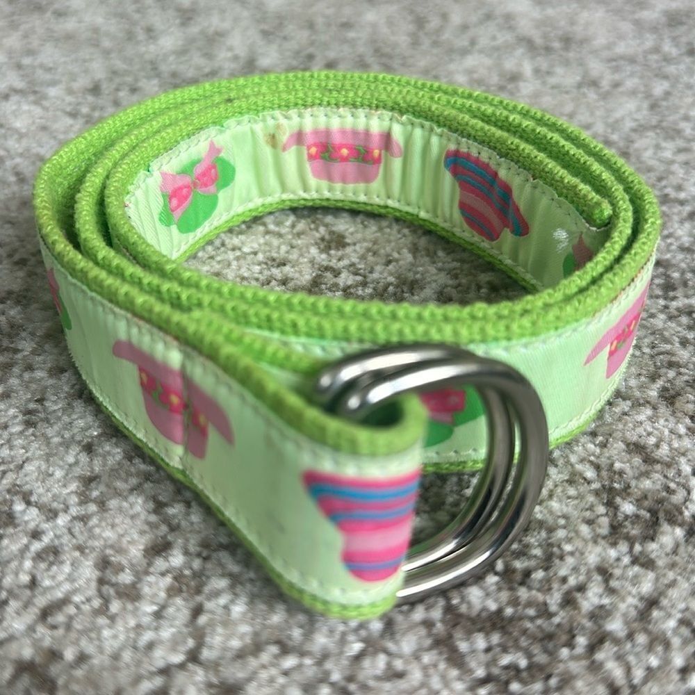 Douglas Paquette Canvas Graphic Hat Belt S
